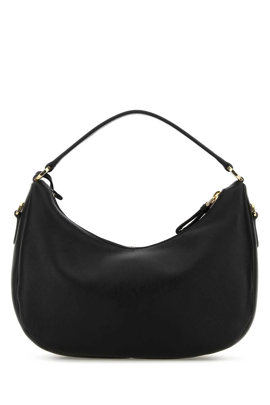 Prada Triangle-Logo Zipped Shoulder Bag