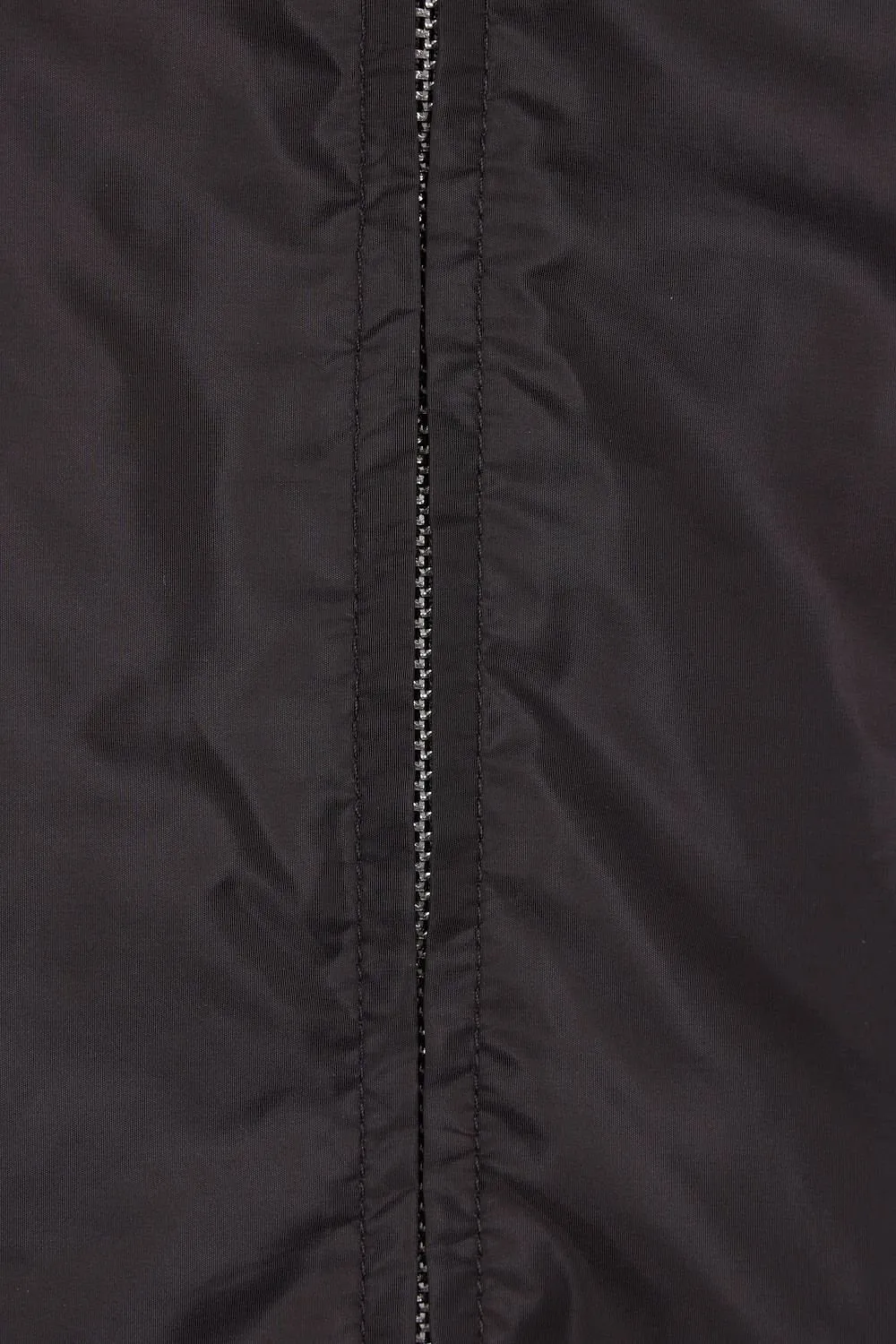 Prada Triangle-Logo Zipped Shirt