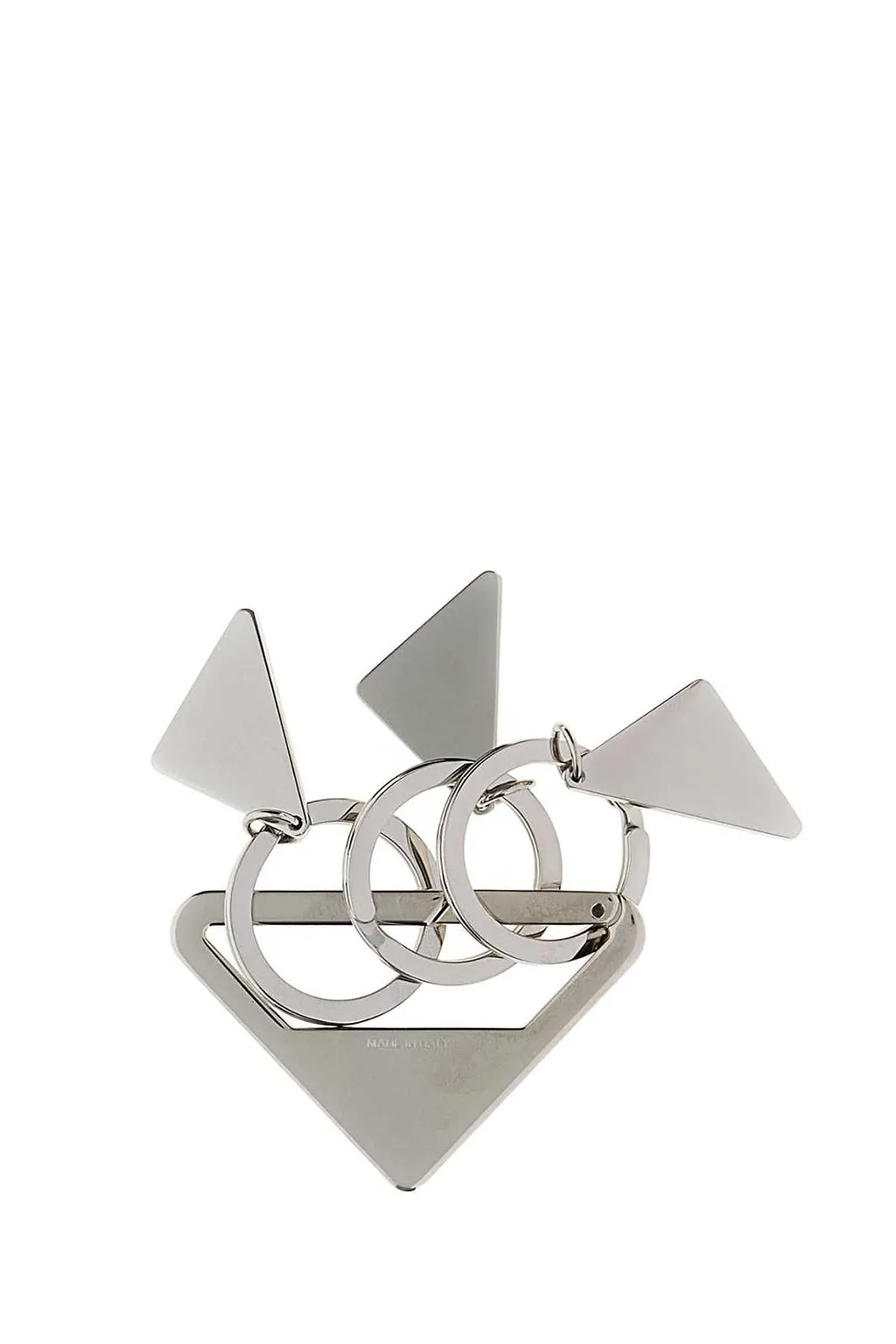 Prada Triangle Multi-Charm Keyring