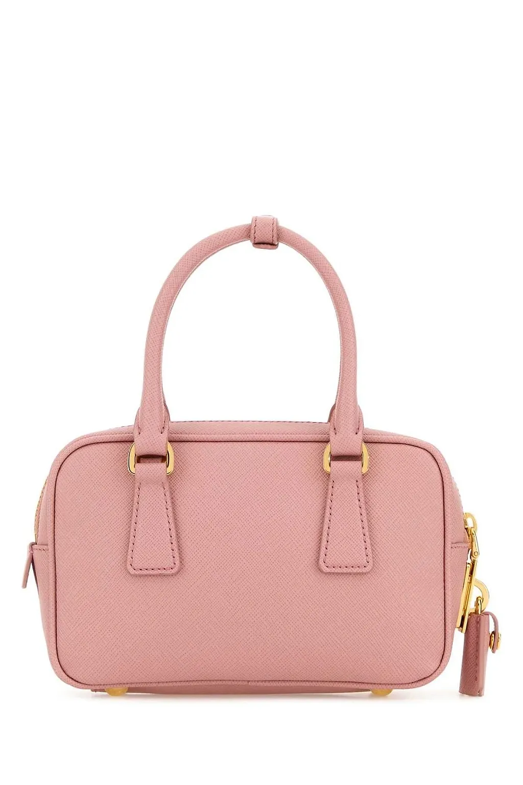 Prada Triangle-Logo Zipped Tote Bag