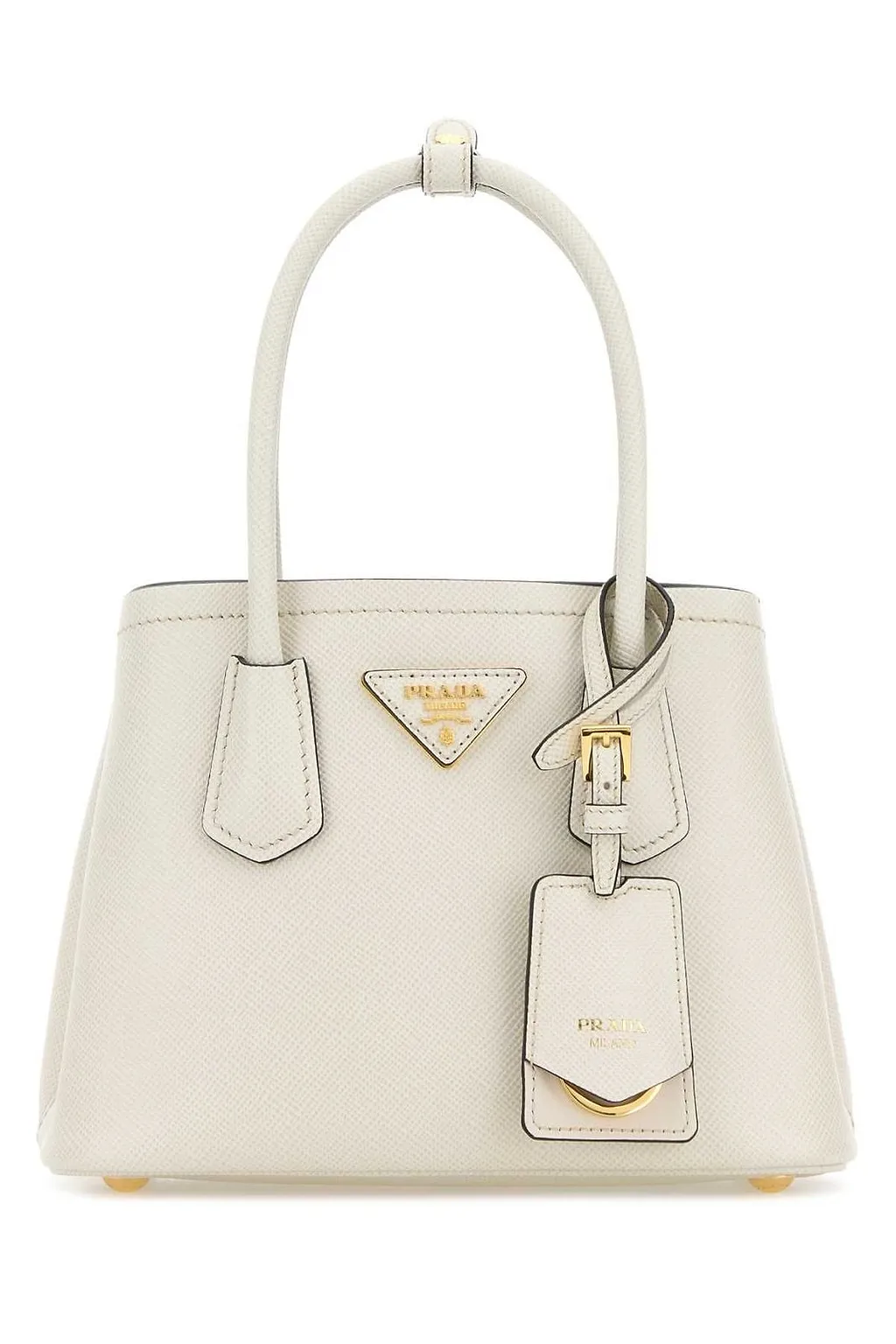Prada Triangle-Patch Mini Tote Bag
