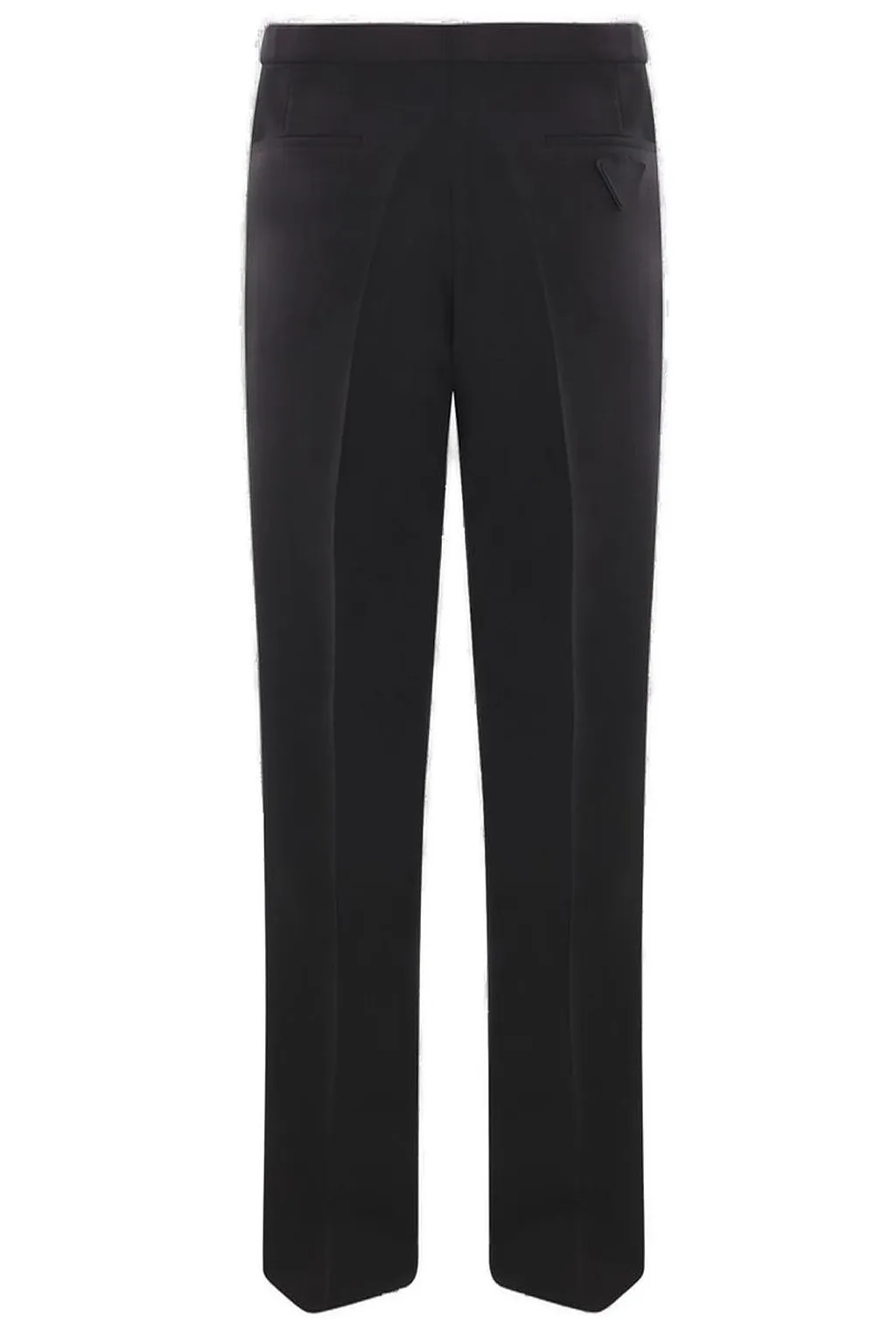 Prada Triangle-Patch Pleated Trousers