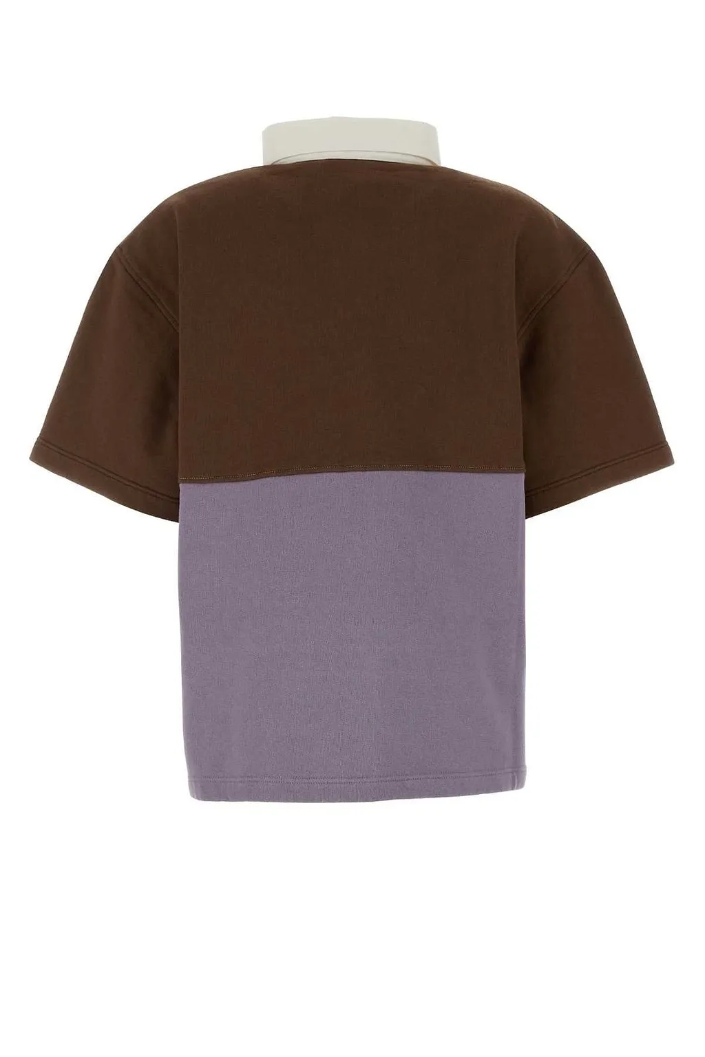 Prada Two-Toned Short Sleeved Polo Shirt