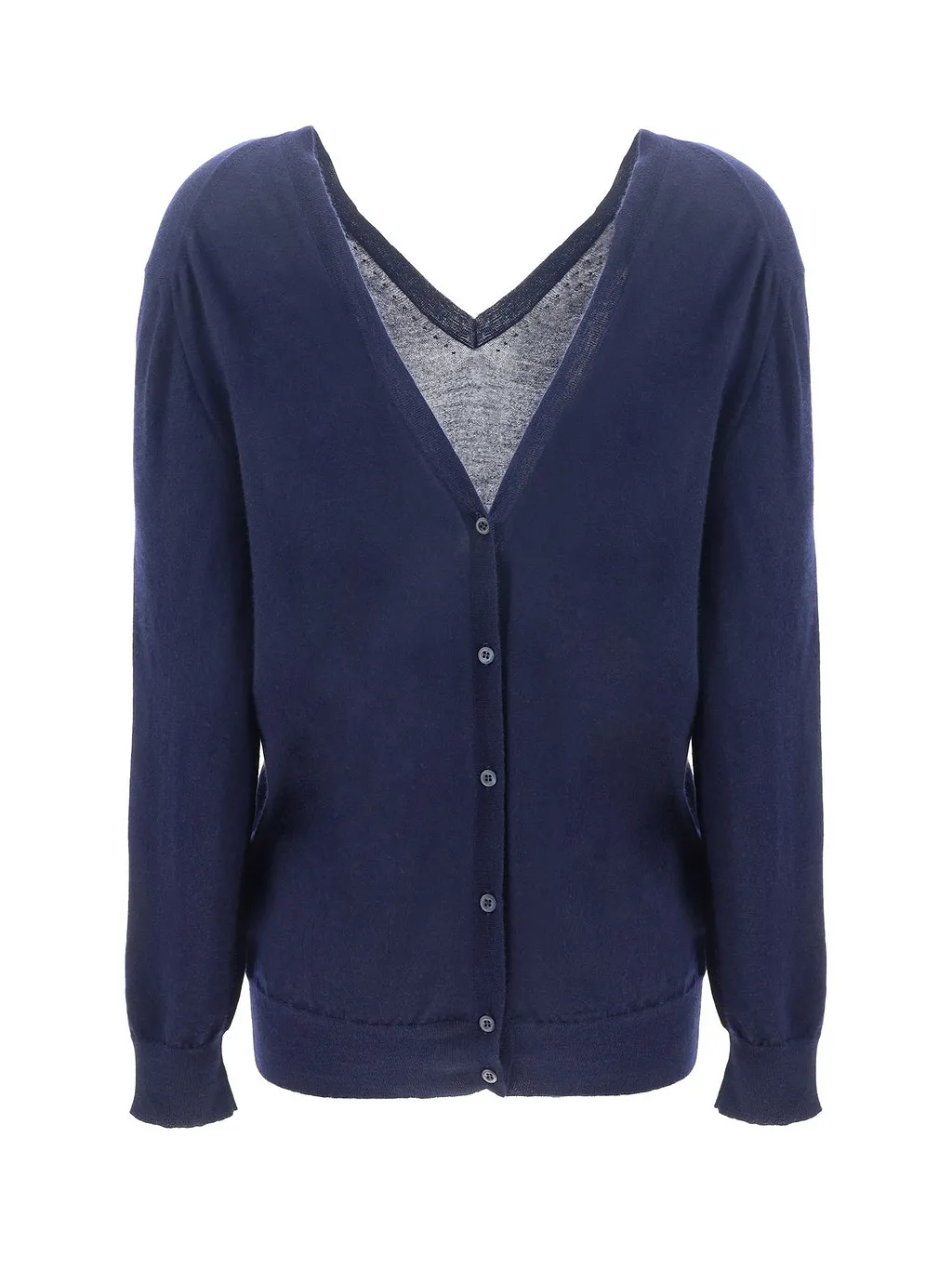Prada V-Neck Button-Up Cardigan
