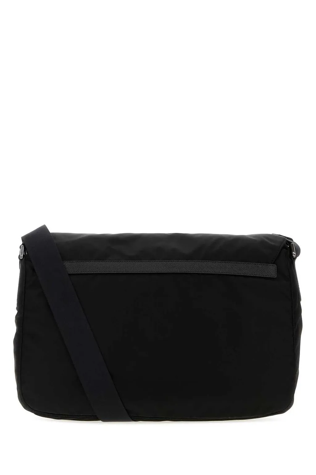 Prada Vela Buckled Messenger Bag