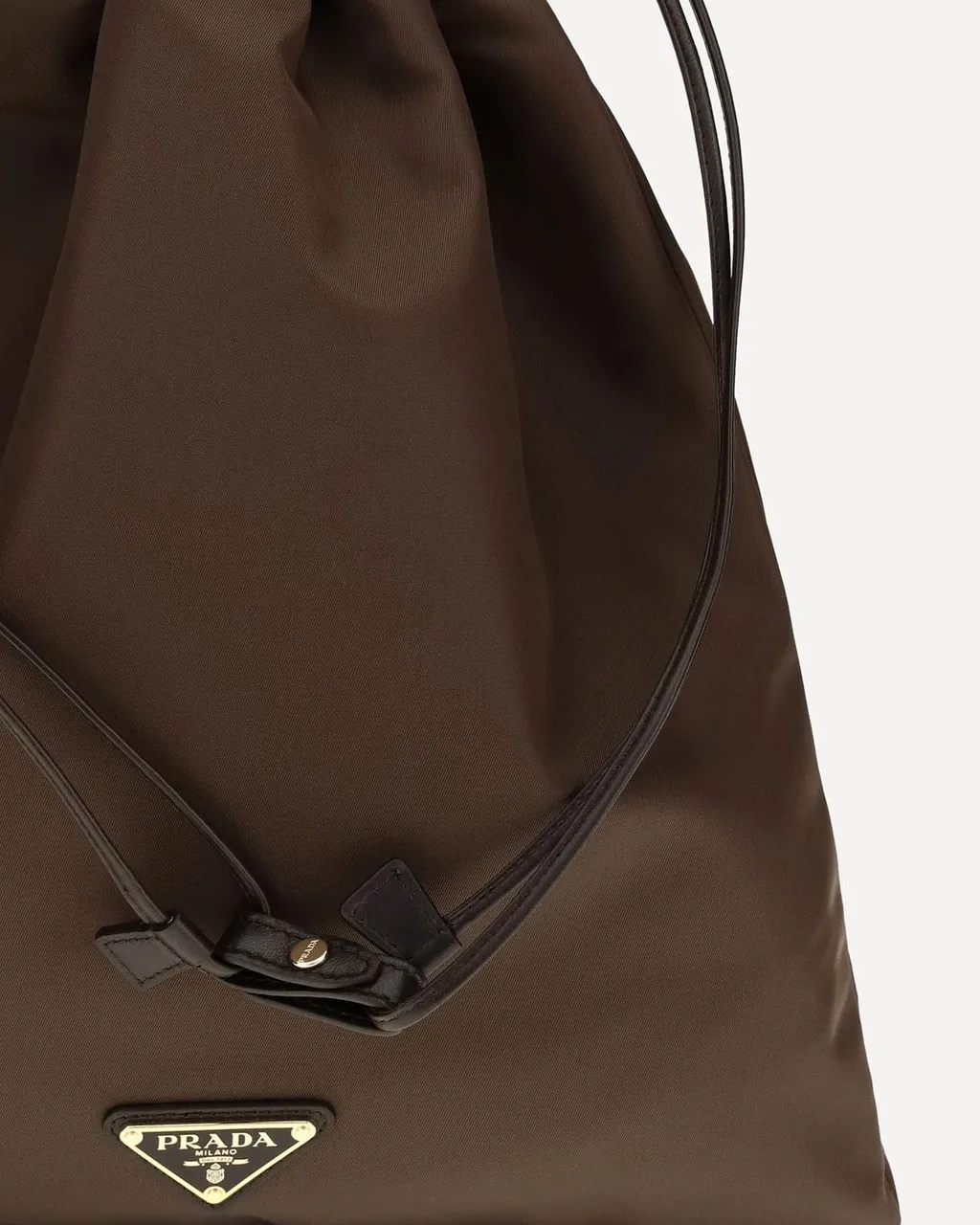 Prada Wish Re-Nylon Drawstring Clutch Bag