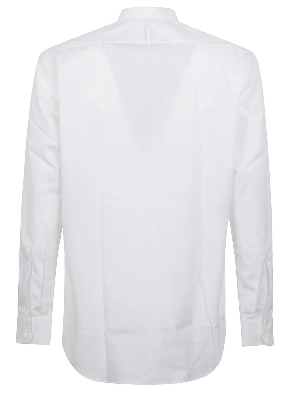 Prada Zip-Front Stand Collar Shirt