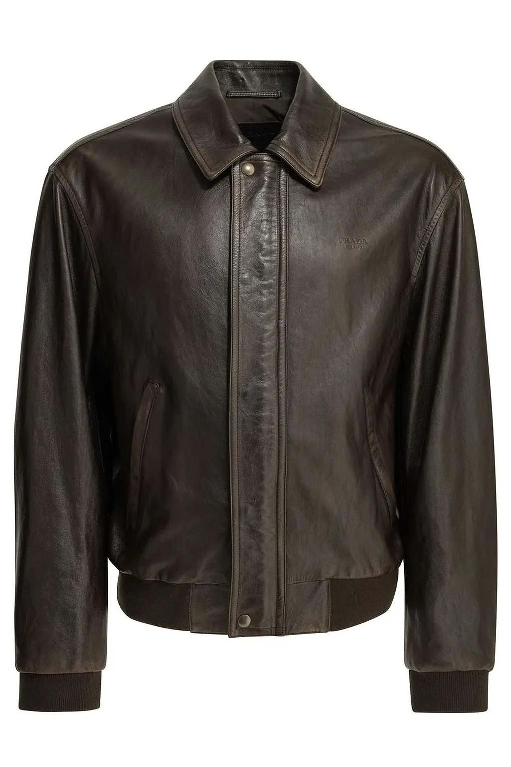 Prada Zip-Up Bomber Jacket