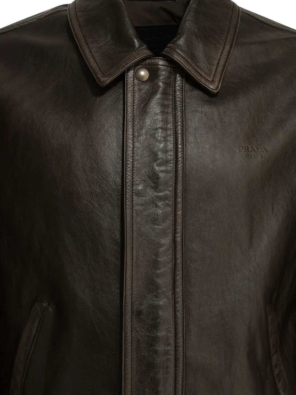 Prada Zip-Up Bomber Jacket