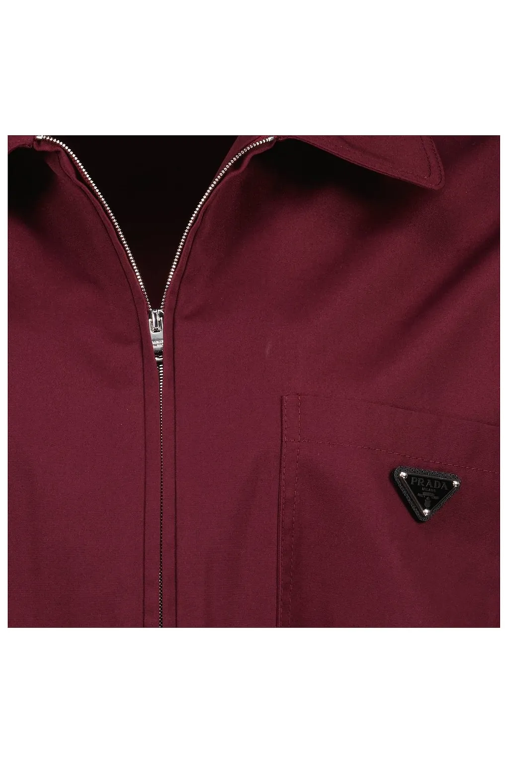 Prada Zip-Up Drawstring Jacket