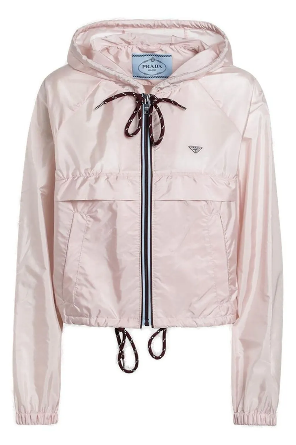 Prada Zip-Up Hooded Jacket