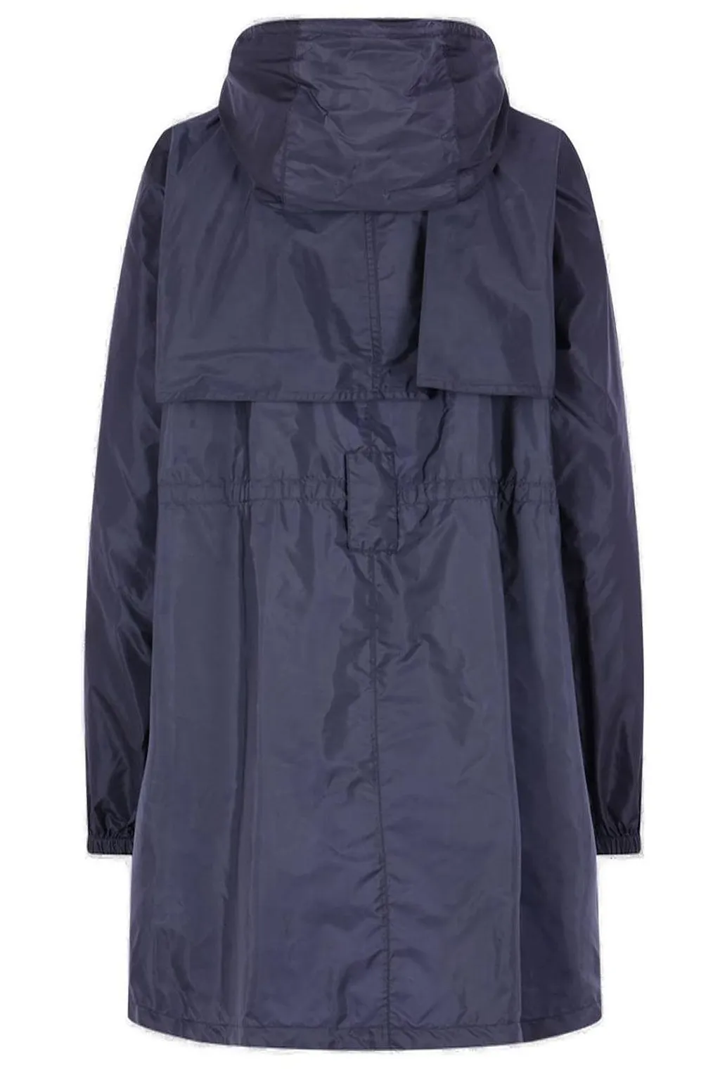 Prada Zip-Up Hooded Coat