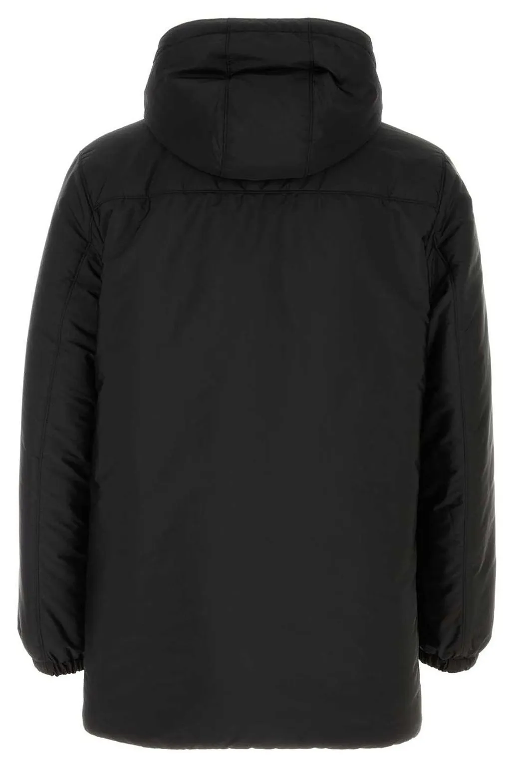 Prada Zip-Up Hooded Jacket