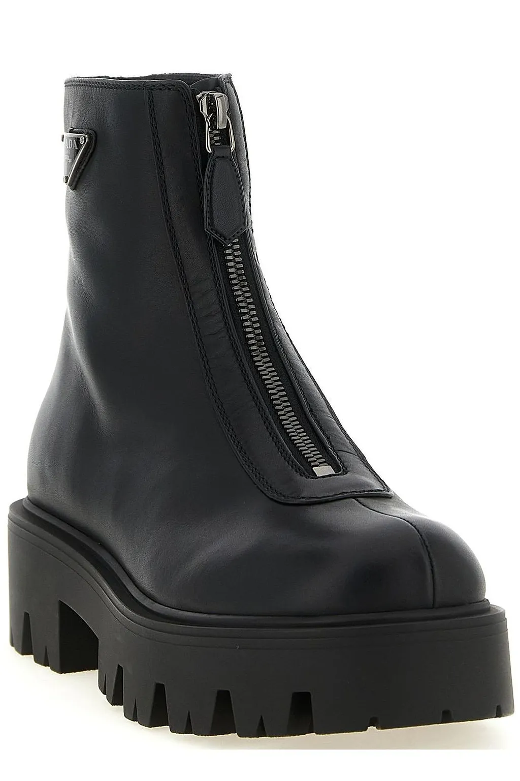 Prada Zipped Ankle Boots