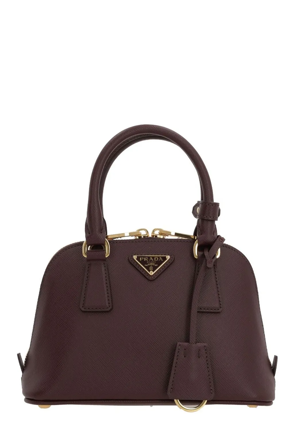 Prada Zip-Up Top Handle Bag