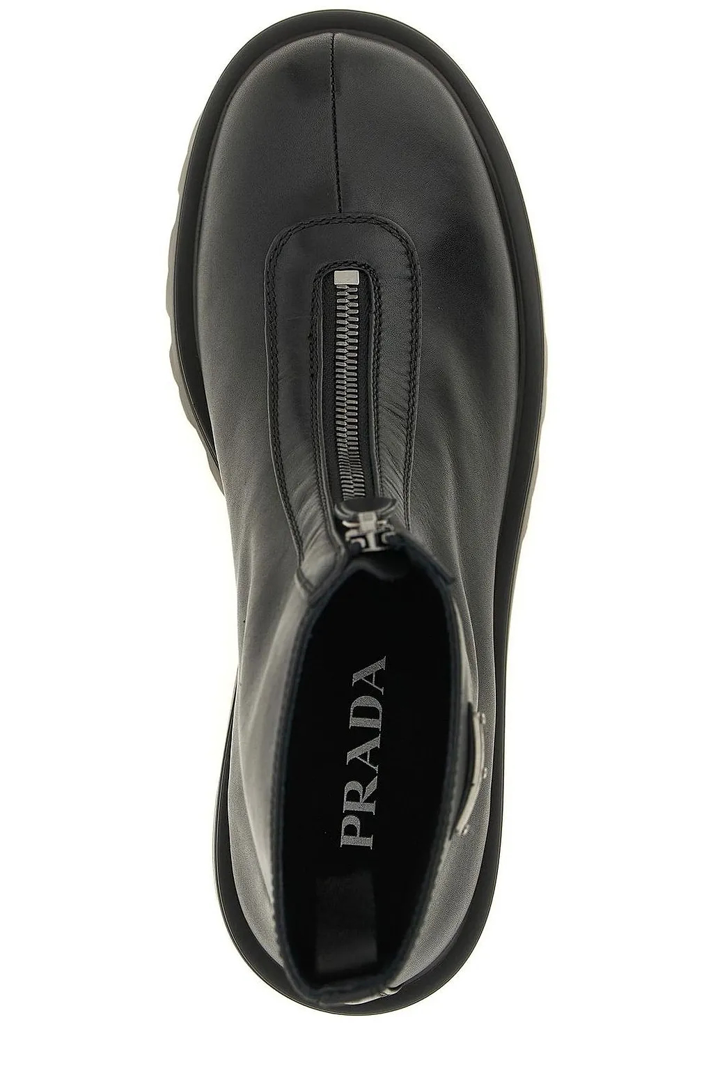 Prada Zipped Ankle Boots