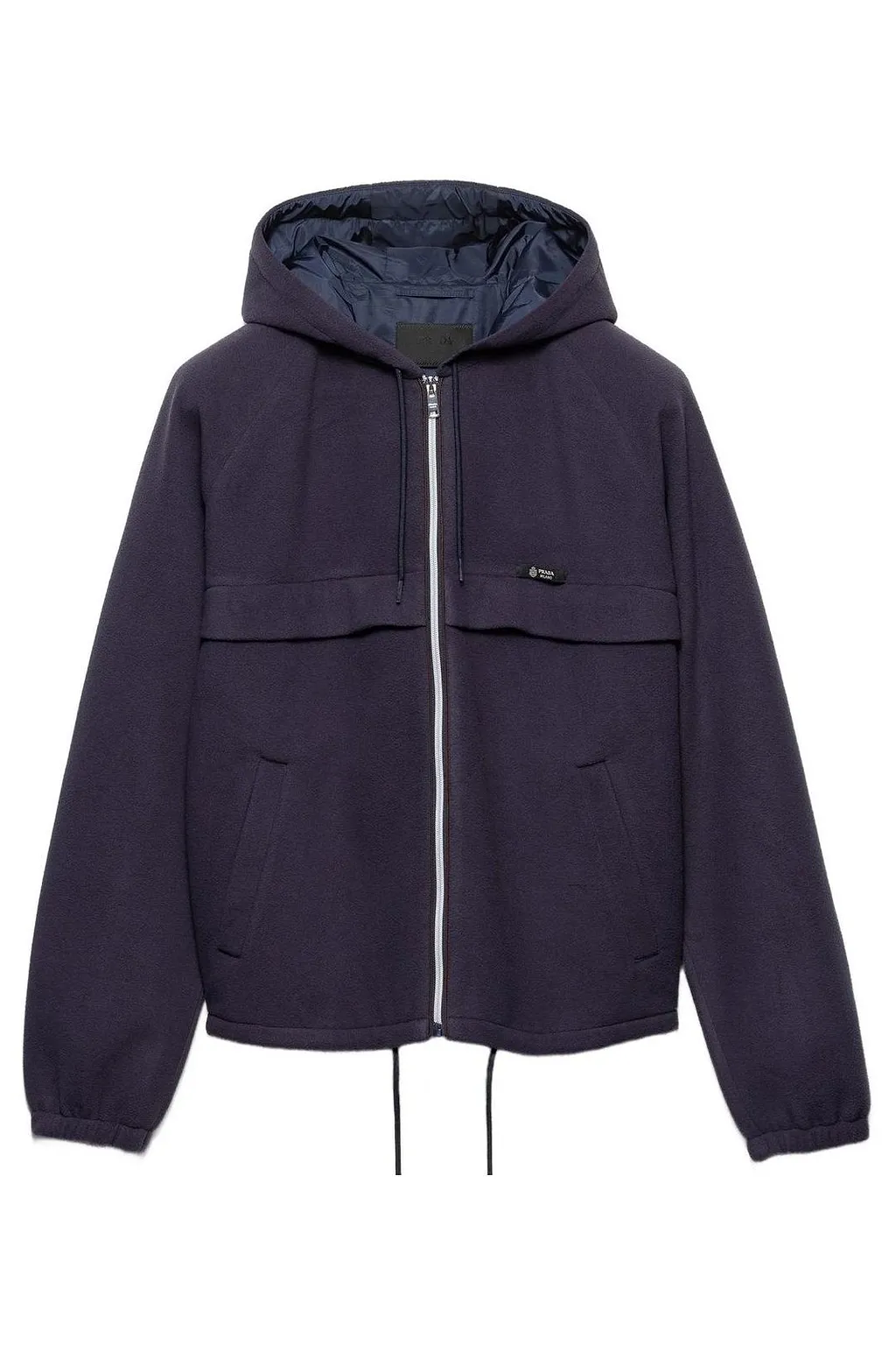 Prada Zipped Hooded Jacket