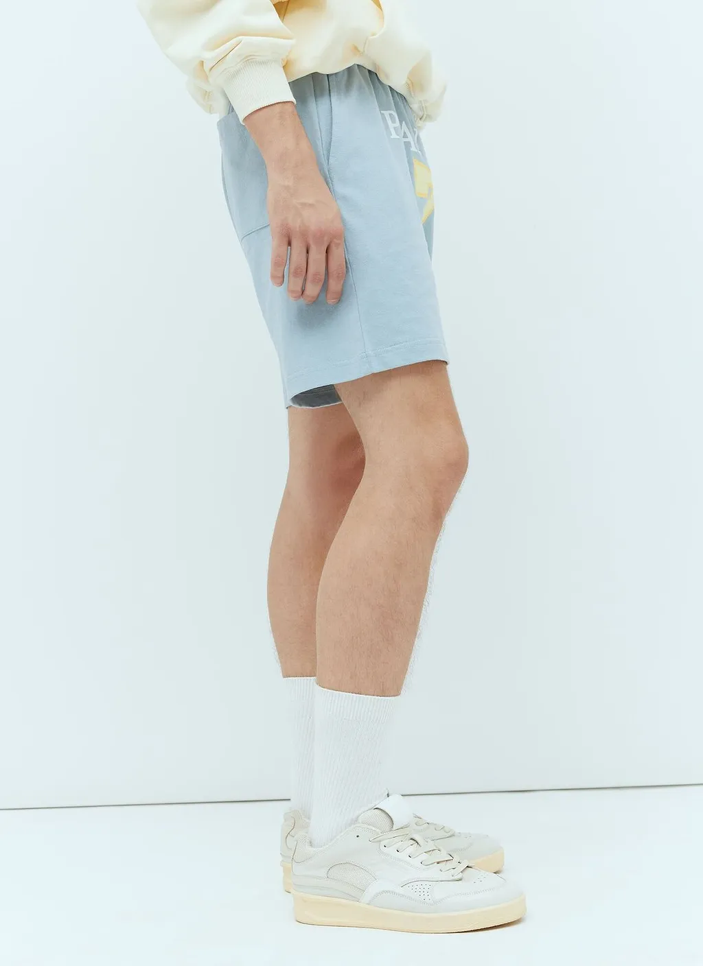 Praying 777 Graphic Track Shorts