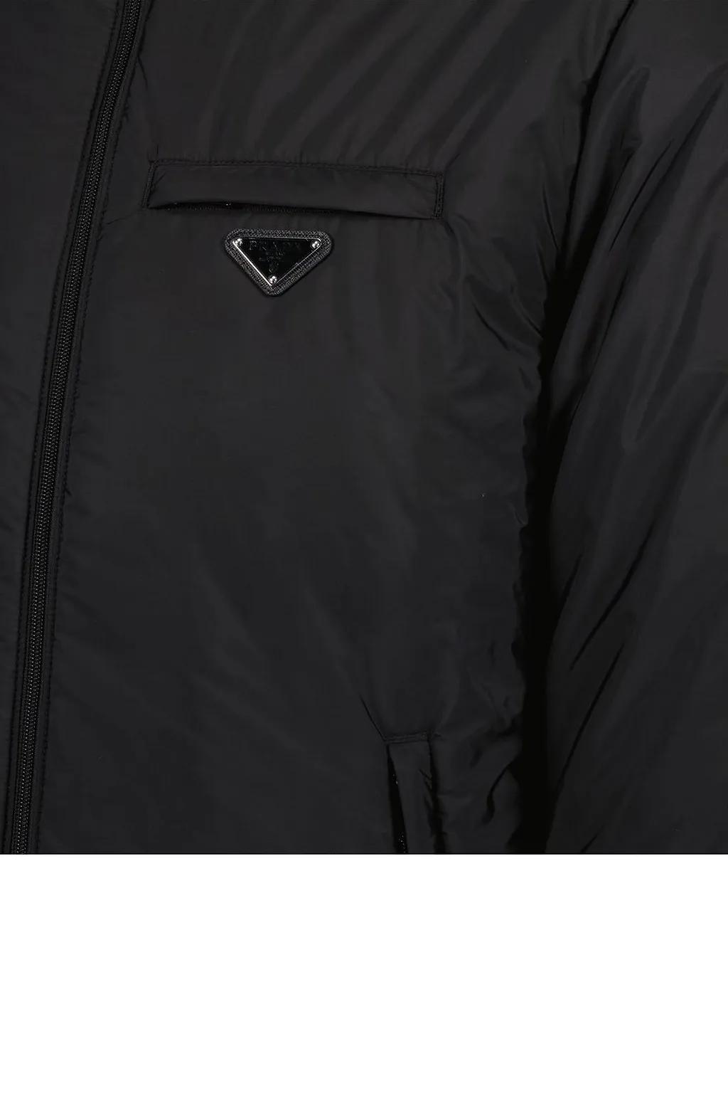 Prada Zipped Hooded Padded Jacket