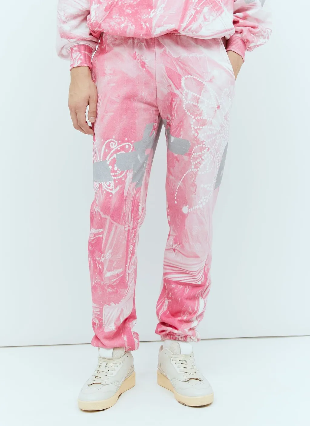 Praying Garbage Graphic Track Pants