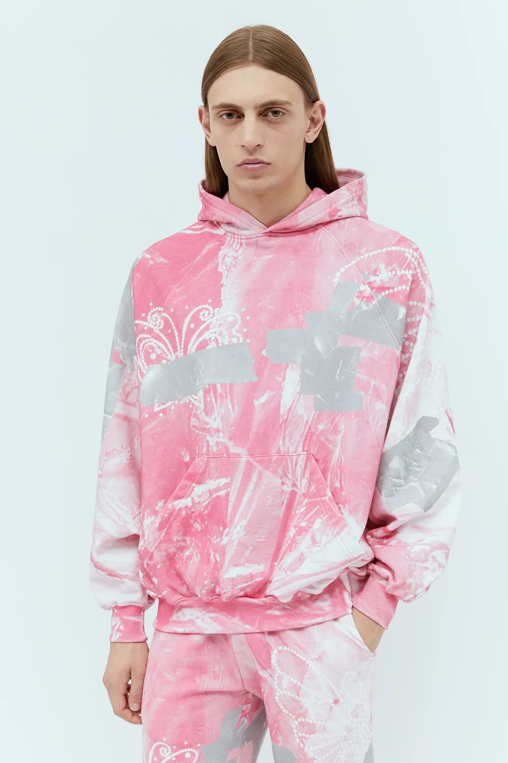 Praying Trash Hooded Sweatshirt