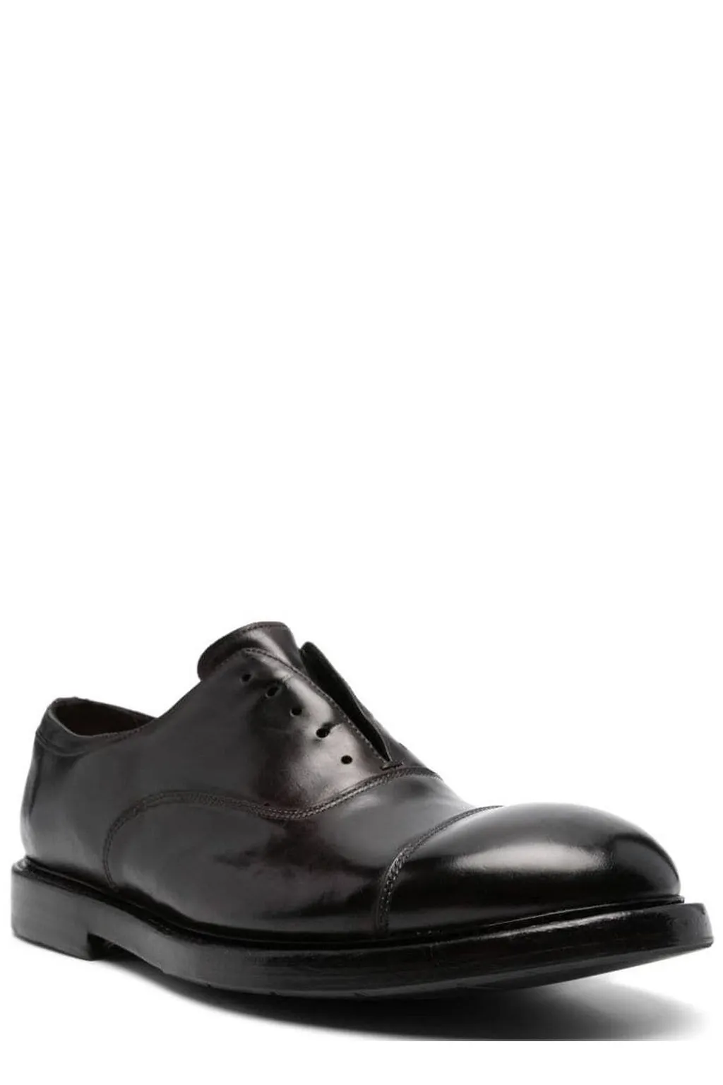 Premiata Polished King Brass Derby Shoes