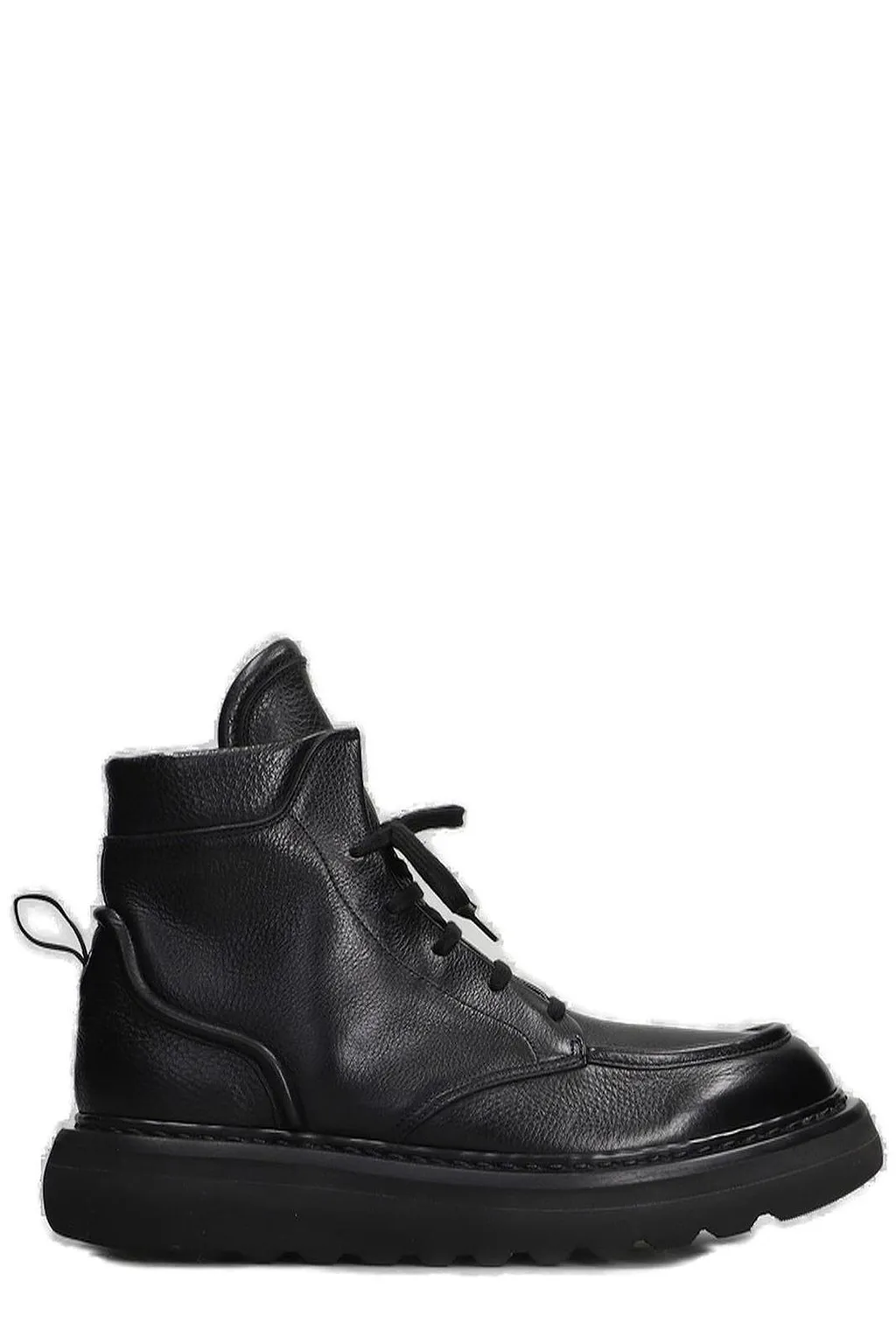 Premiata Round Toe Lace-Up Boots