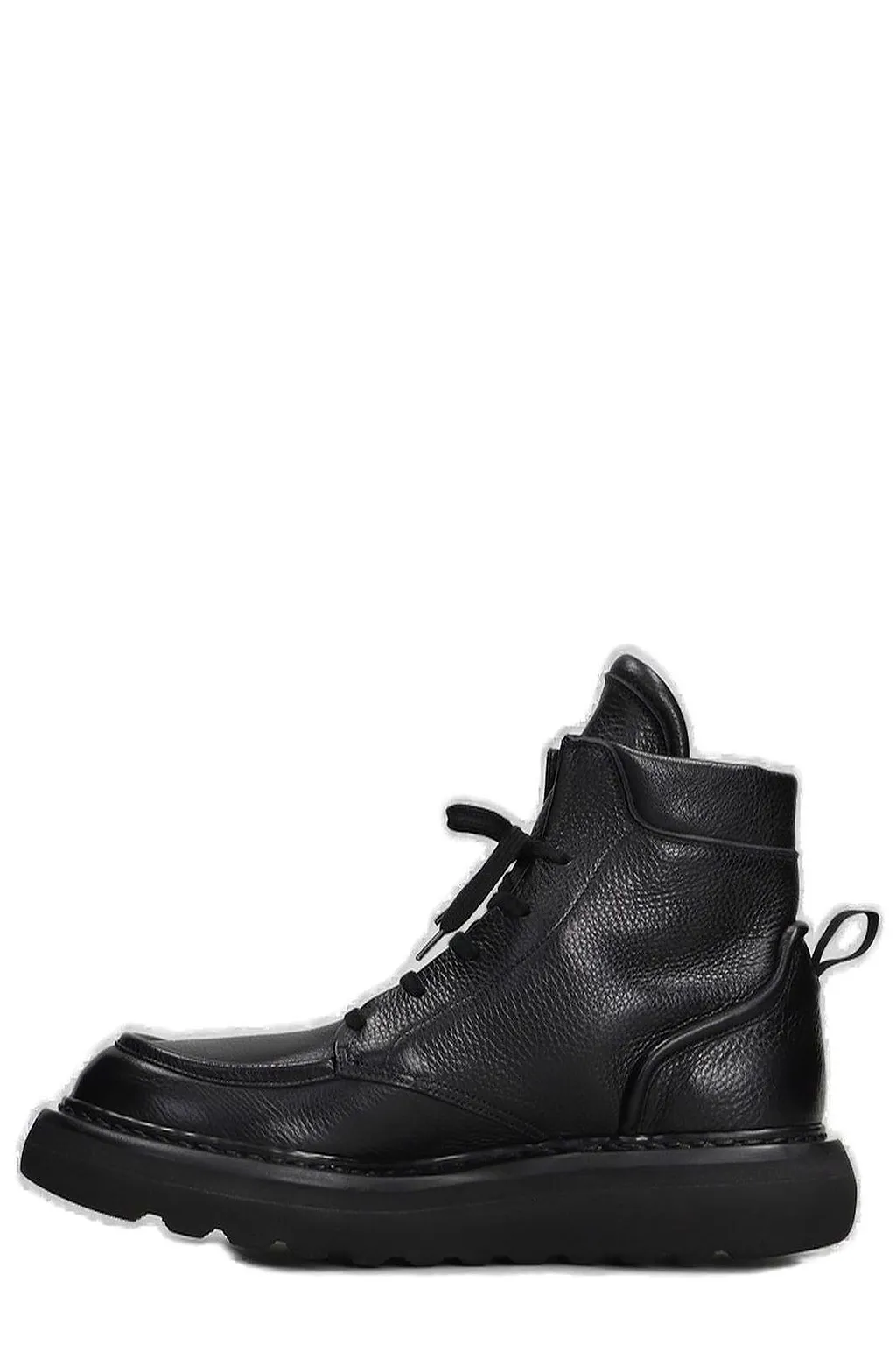 Premiata Round Toe Lace-Up Boots