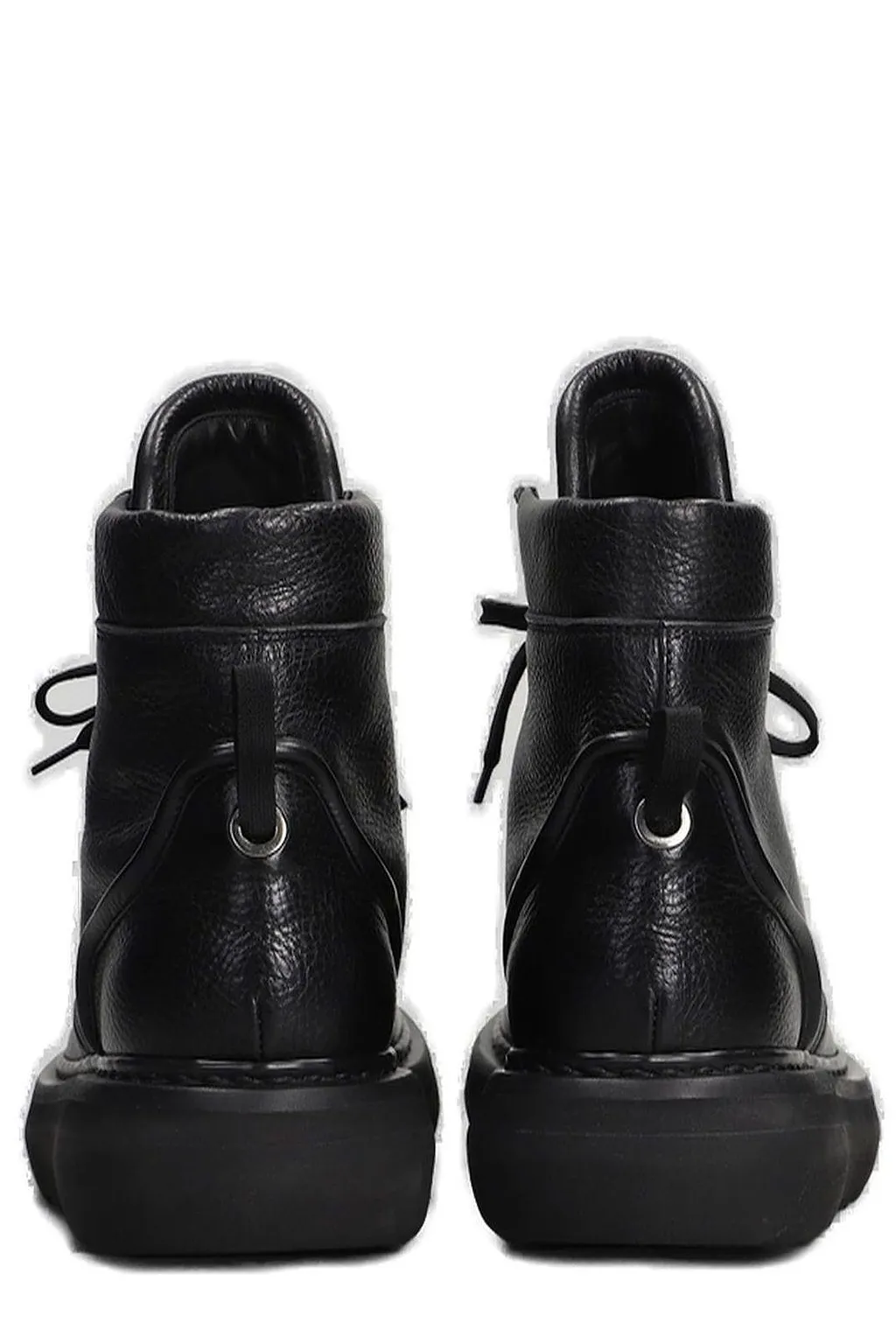 Premiata Round Toe Lace-Up Boots