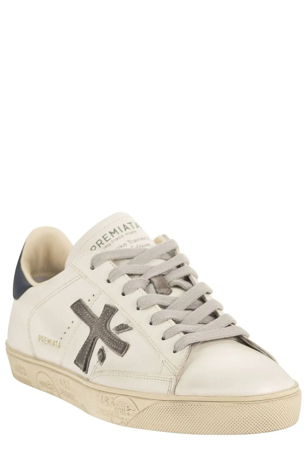 Premiata Steven Logo Low-Top Sneakers