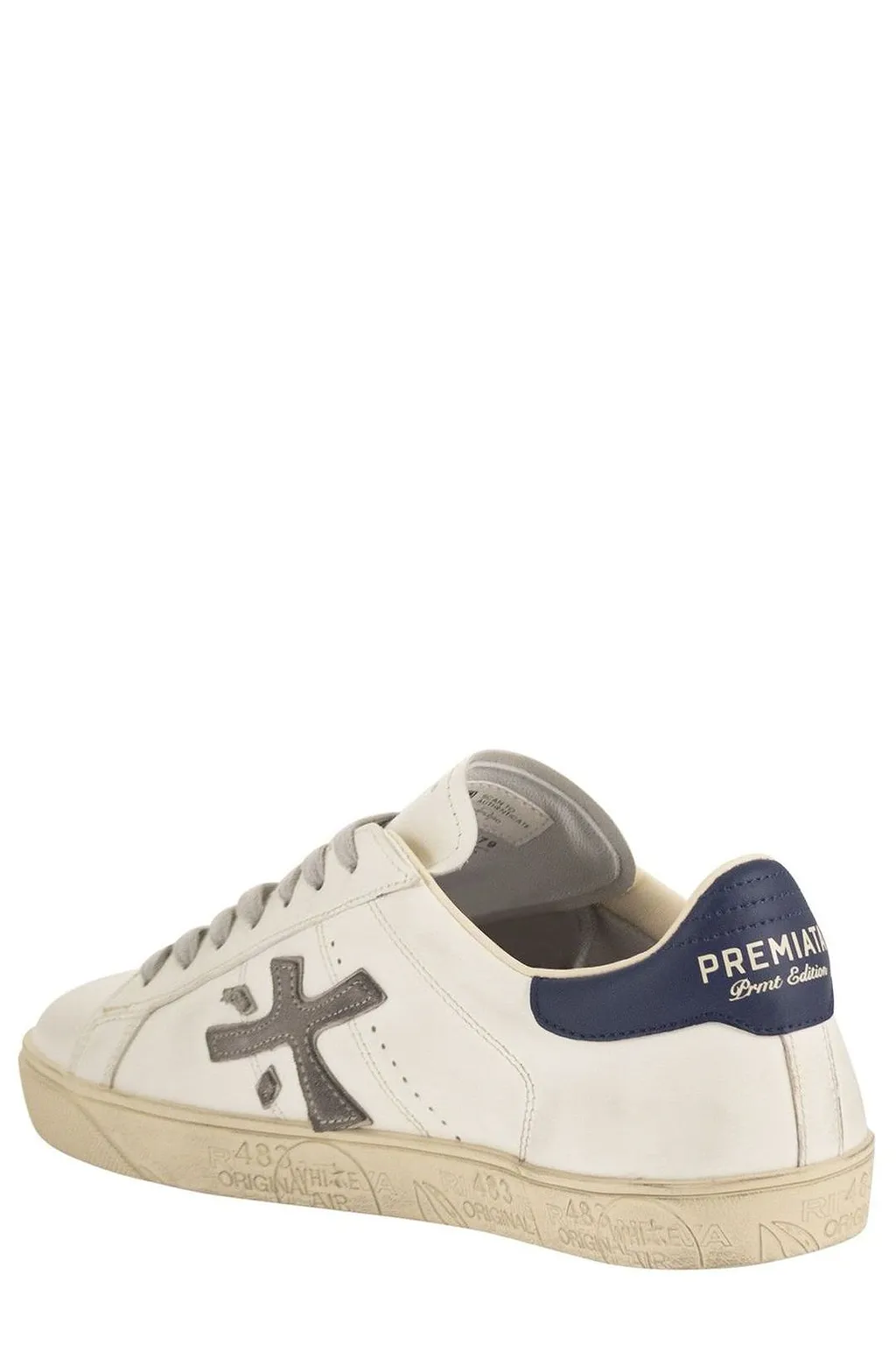 Premiata Steven Logo Low-Top Sneakers