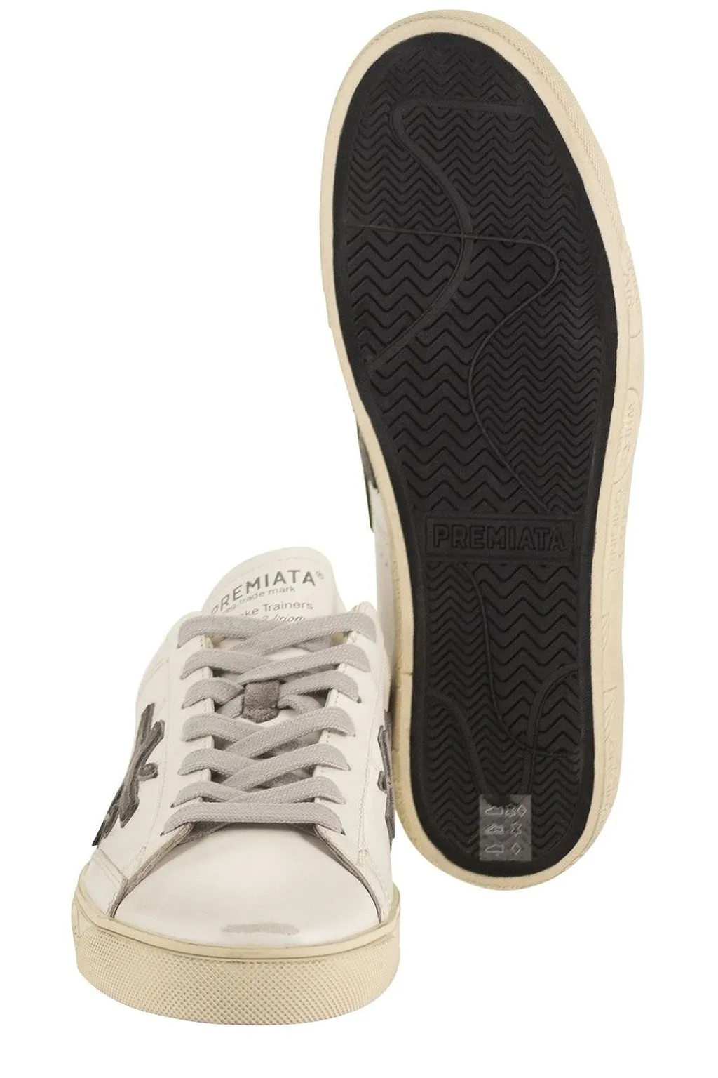 Premiata Steven Logo Low-Top Sneakers
