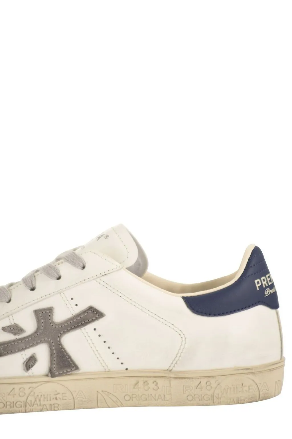 Premiata Steven Logo Low-Top Sneakers