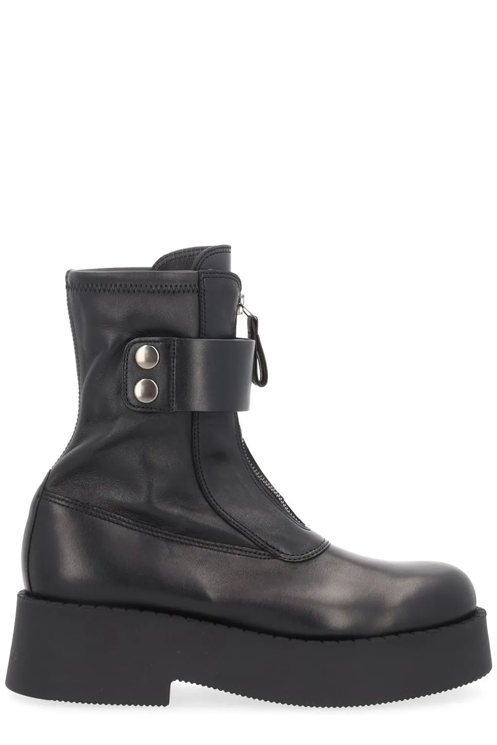 Premiata Zip-Detailed Platform Ankle Boots