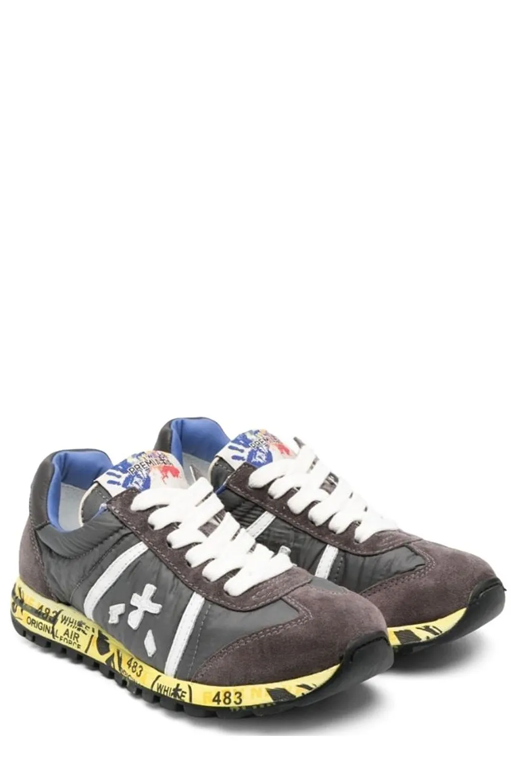 Premiata Will Be Lucyk Panelled Low-Top Sneakers