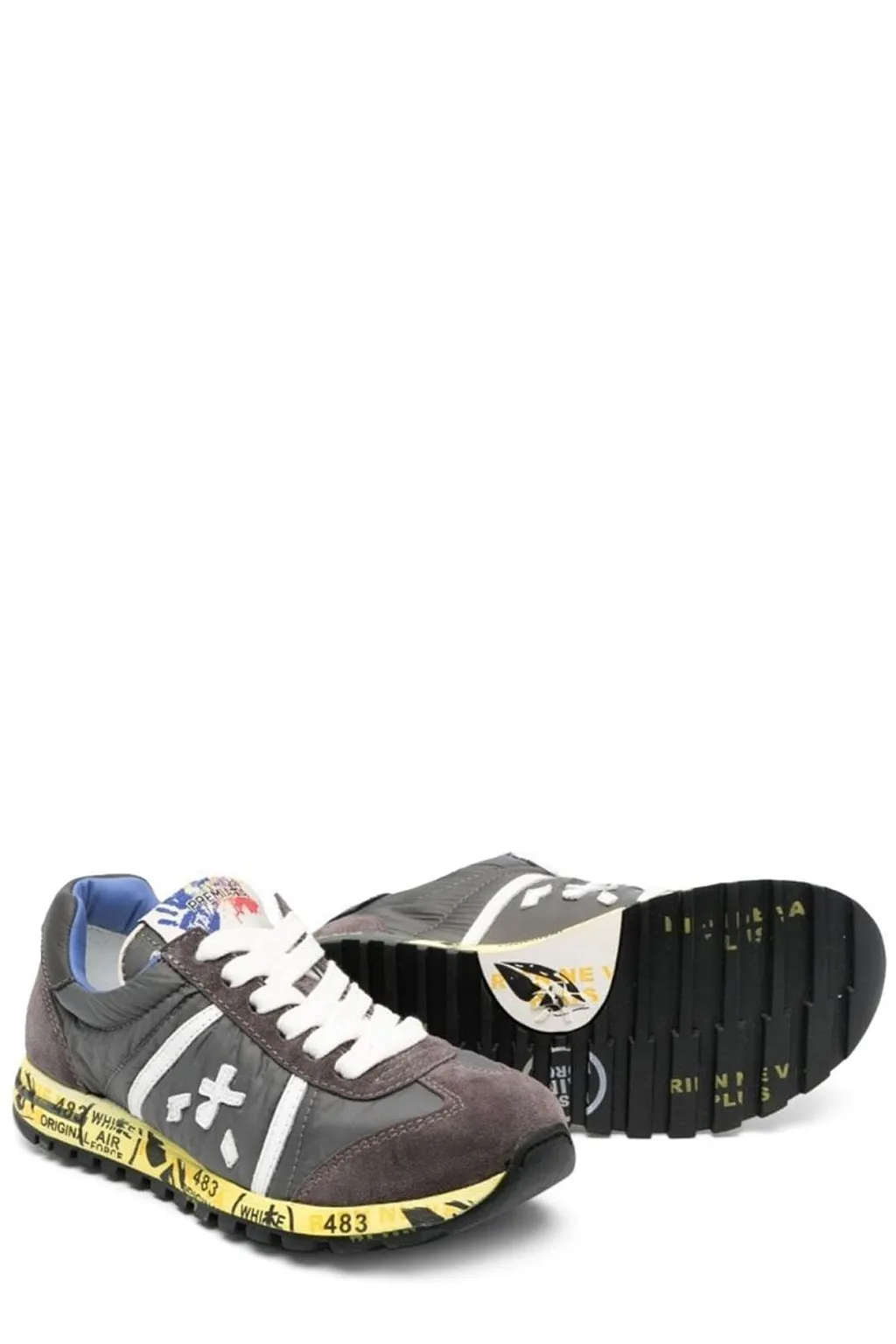 Premiata Will Be Lucyk Panelled Low-Top Sneakers