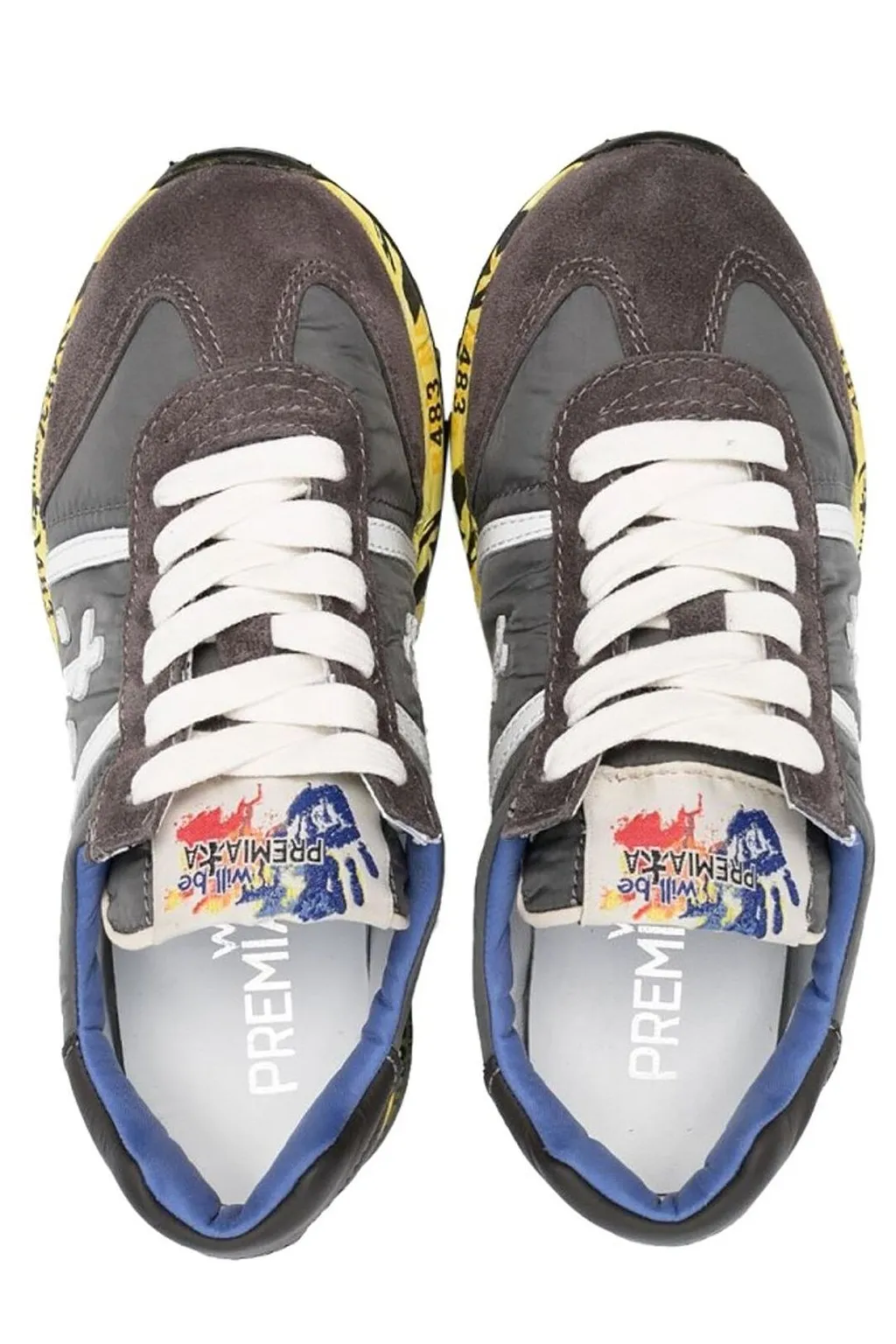 Premiata Will Be Lucyk Panelled Low-Top Sneakers