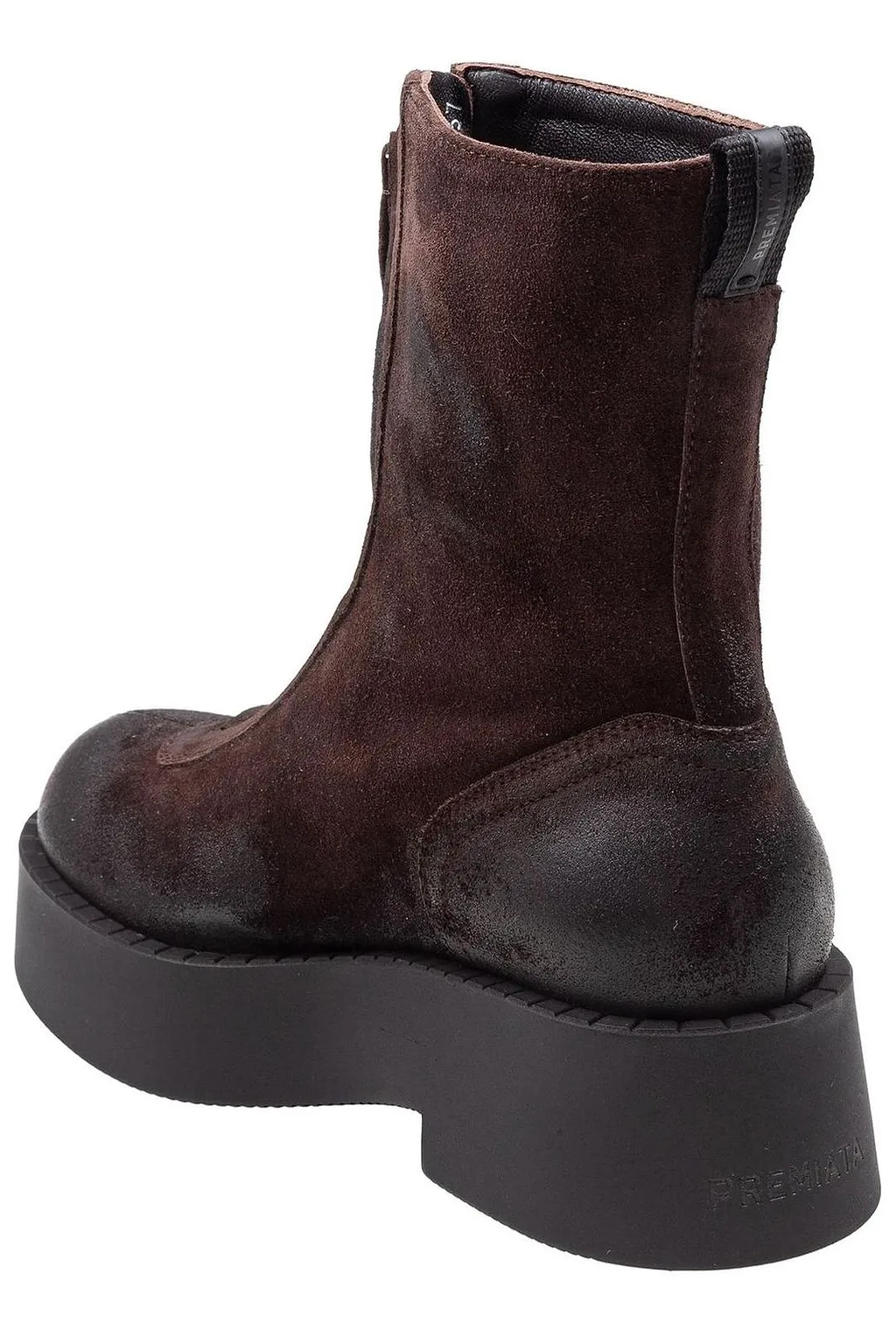Premiata Zip-Detailed Platfrom Ankle Boots