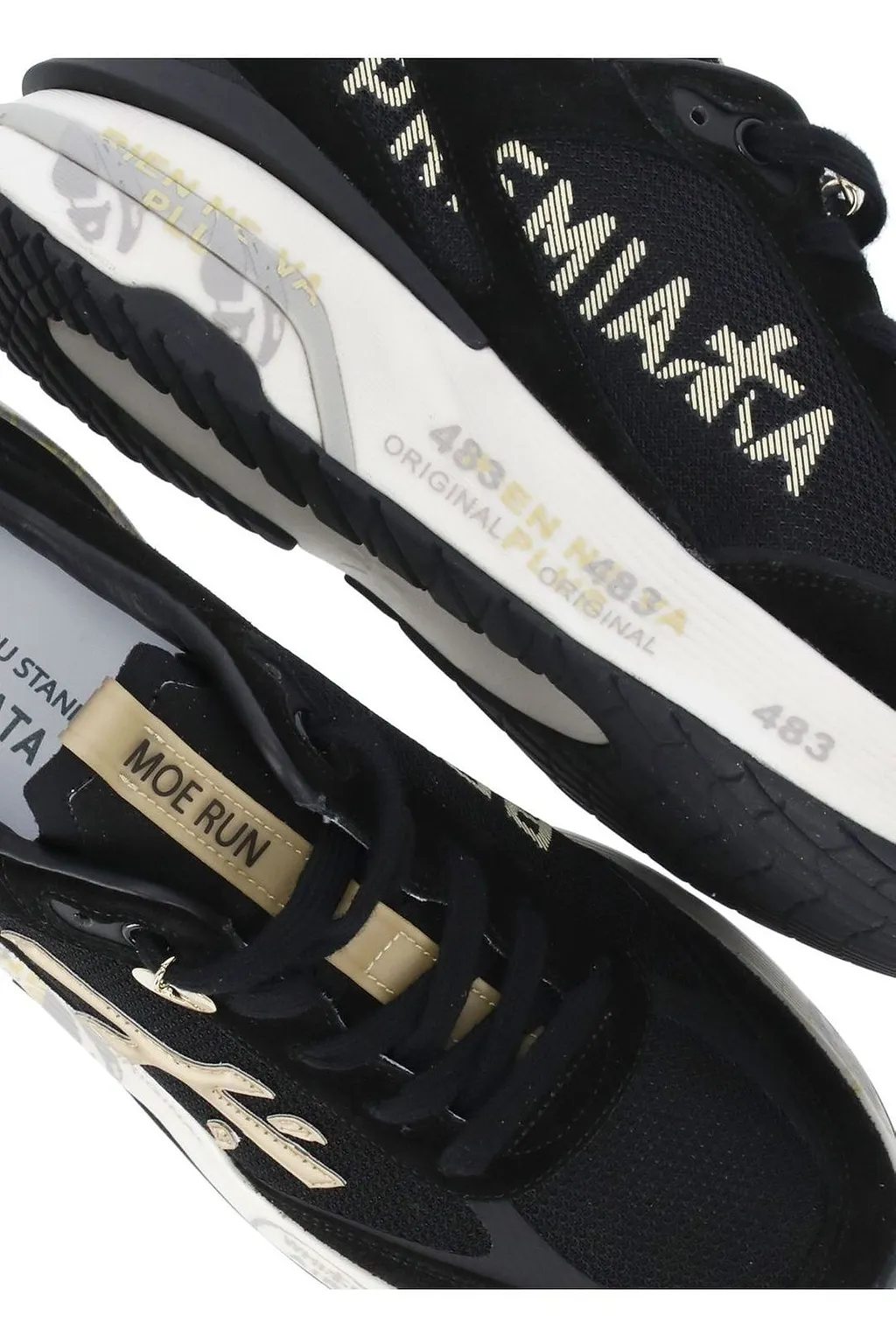 Prmt Moe Run Logo Low Top Sneakers