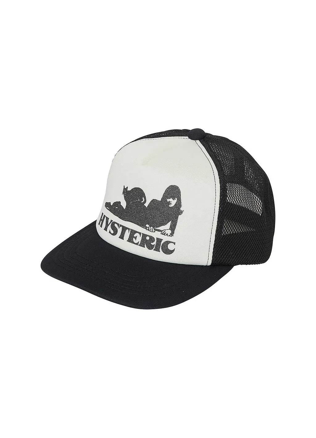 Black Cat Woman Mesh Cap