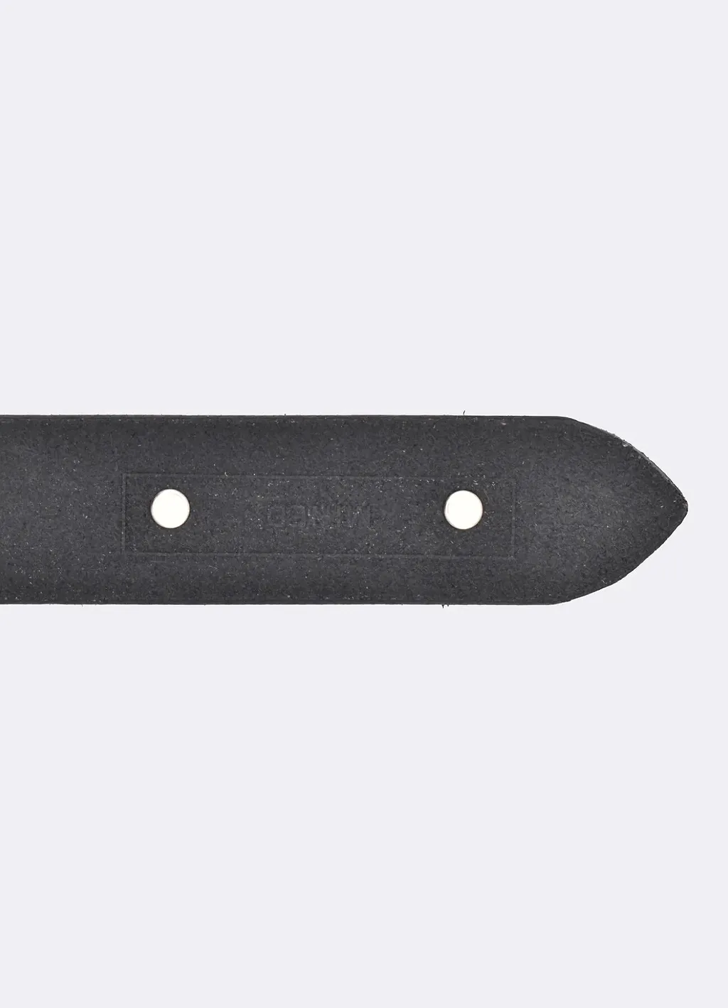 Thick Velour Blade-Tip Studs Belt