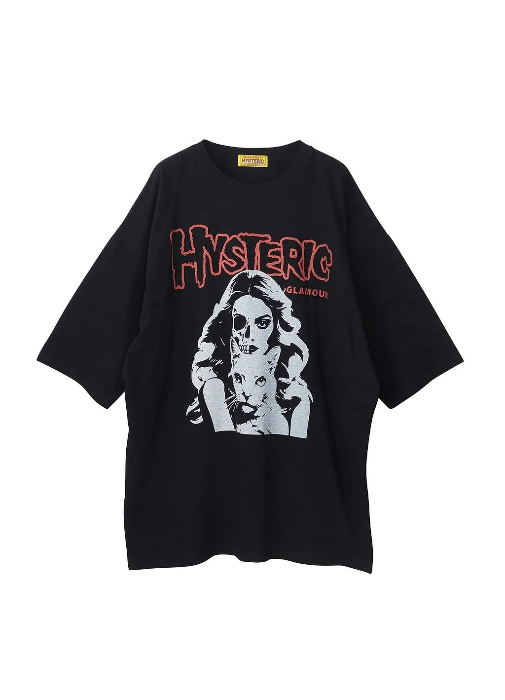 Hysteric Woman Half Skull Cat Oversized Dress