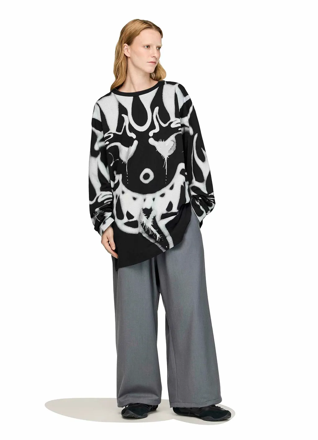Y-3 Chito Graphic Long Sleeve Tee