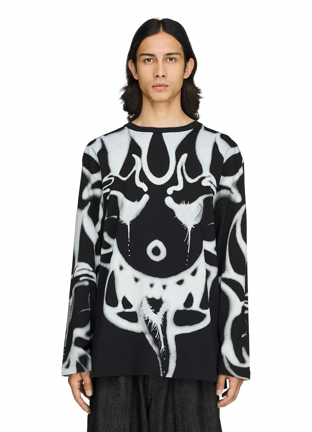 Y-3 Chito Graphic Long Sleeve Tee
