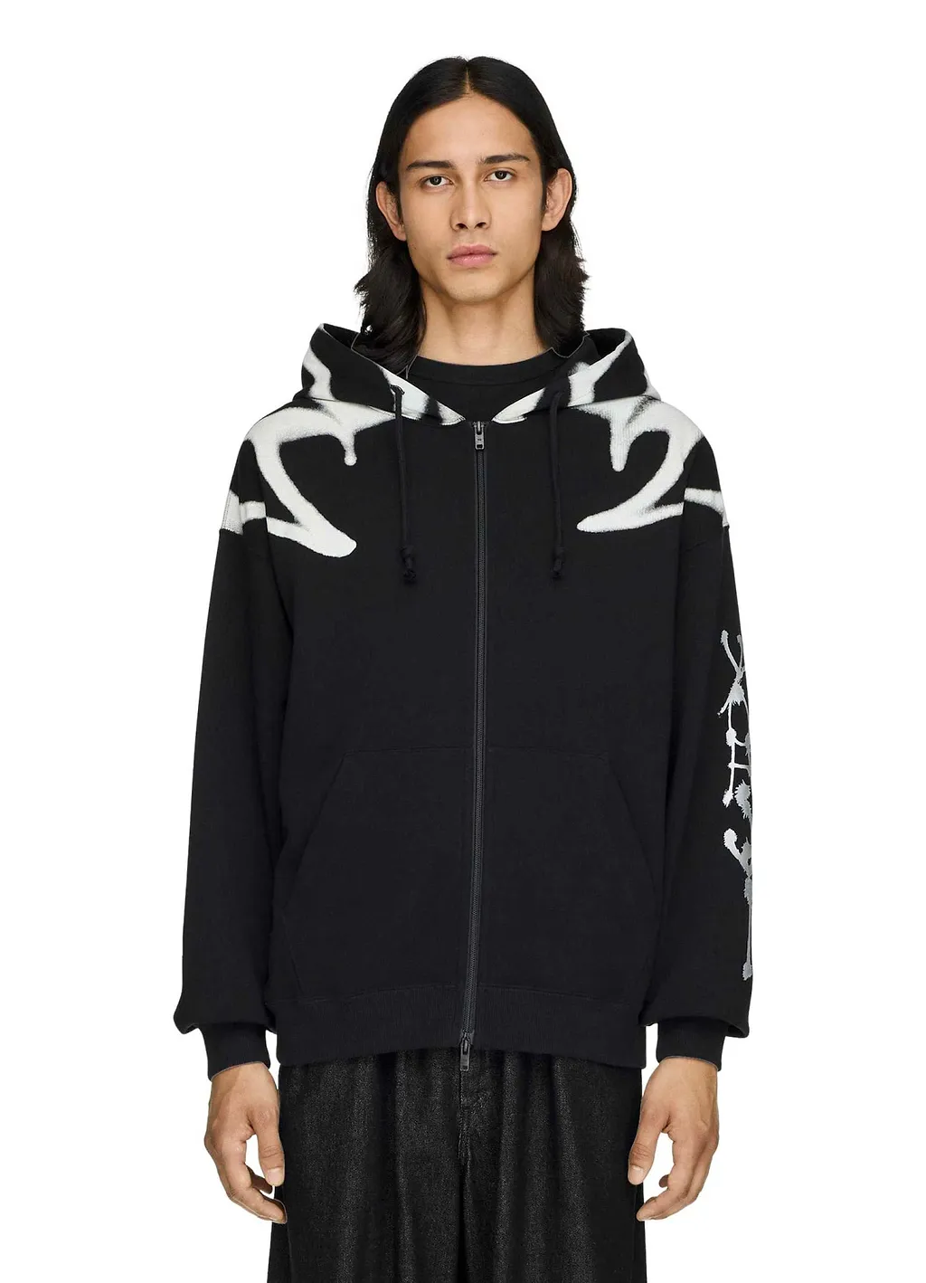 Y-3 Chito Graphic French Terry Zip Hoodie