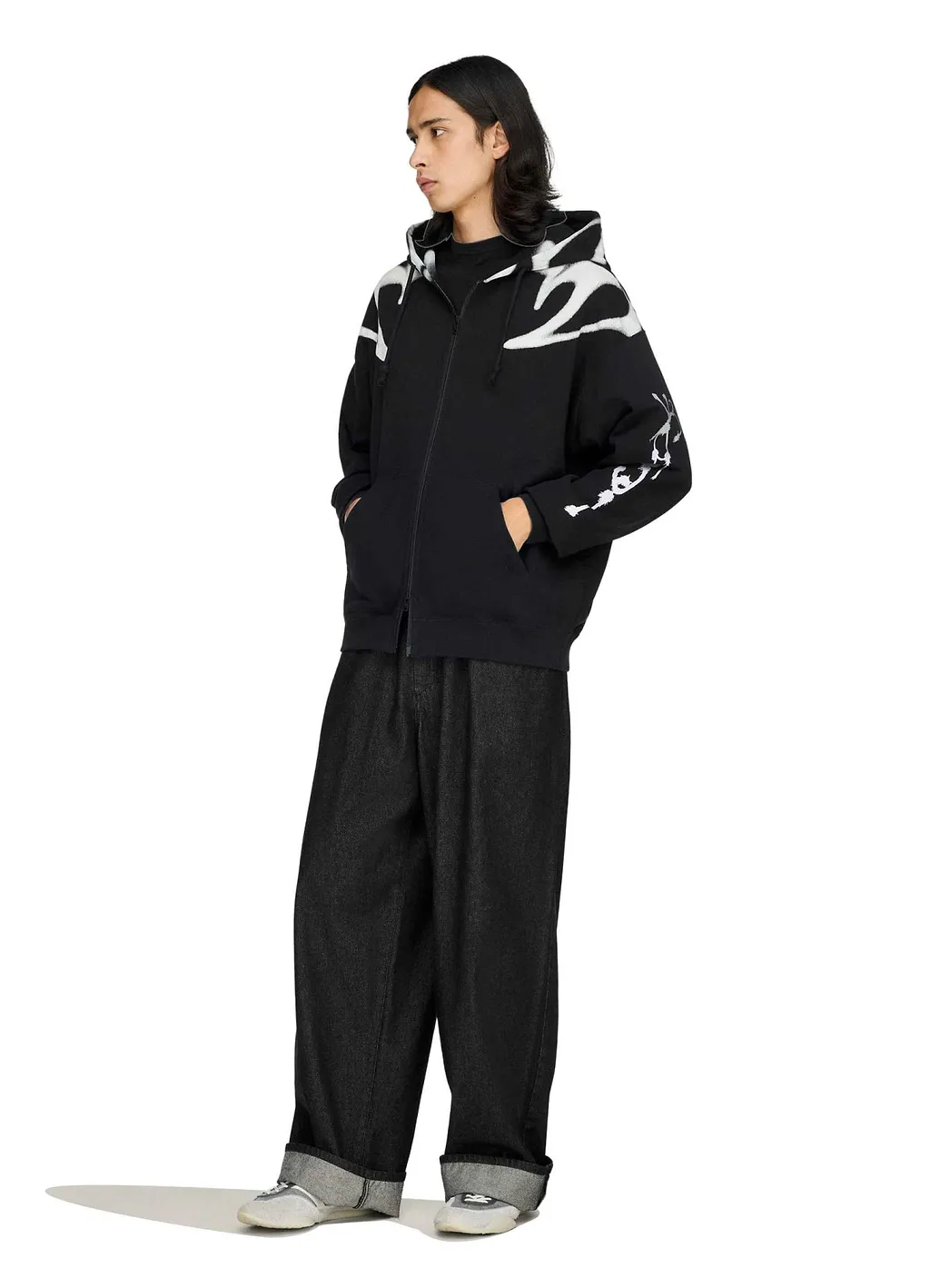 Y-3 Chito Graphic French Terry Zip Hoodie