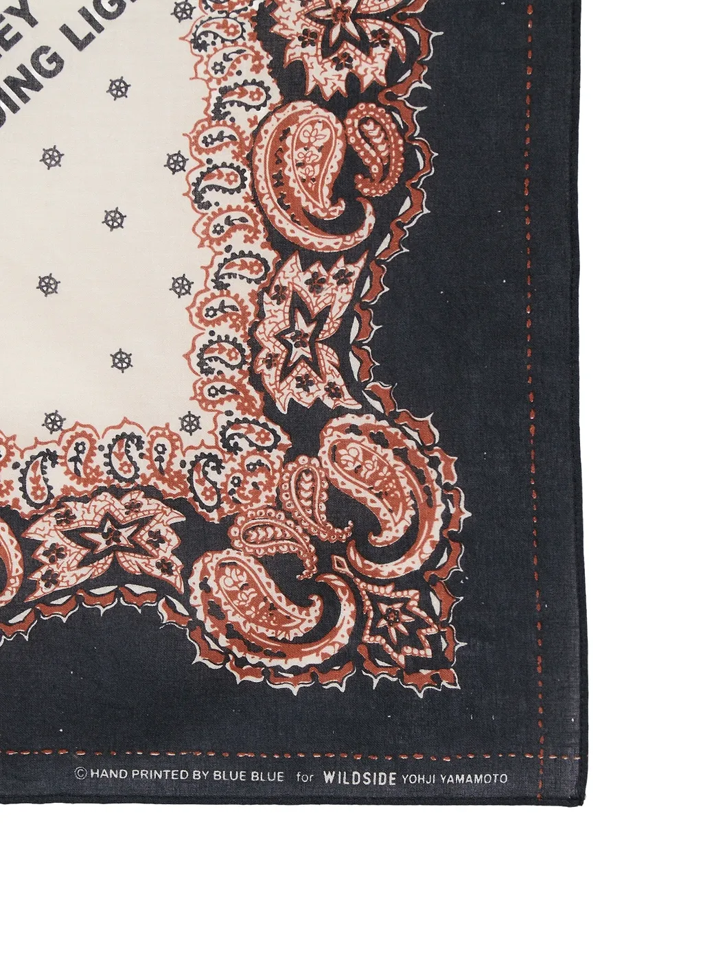 Wildside×Blue Blue Black Paisley Bandana