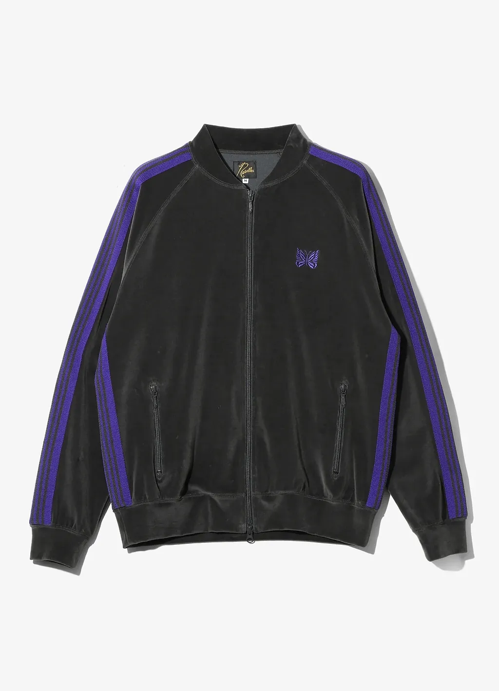 Rib Collar Track Jacket - C/Pe Velour
