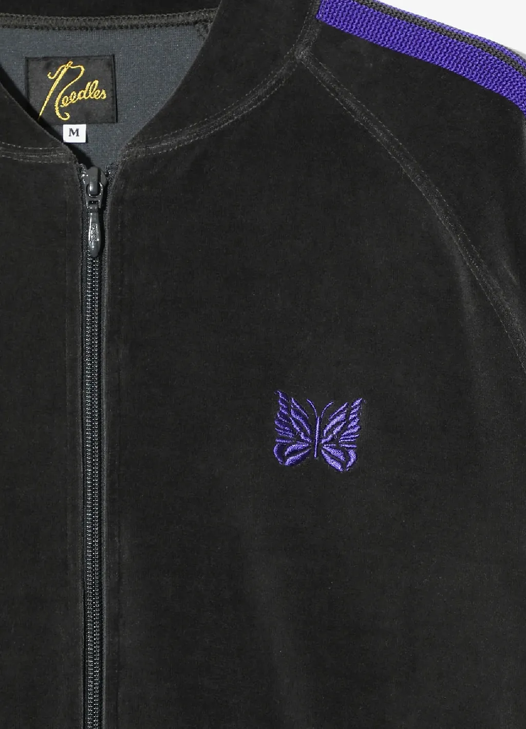 Rib Collar Track Jacket - C/Pe Velour