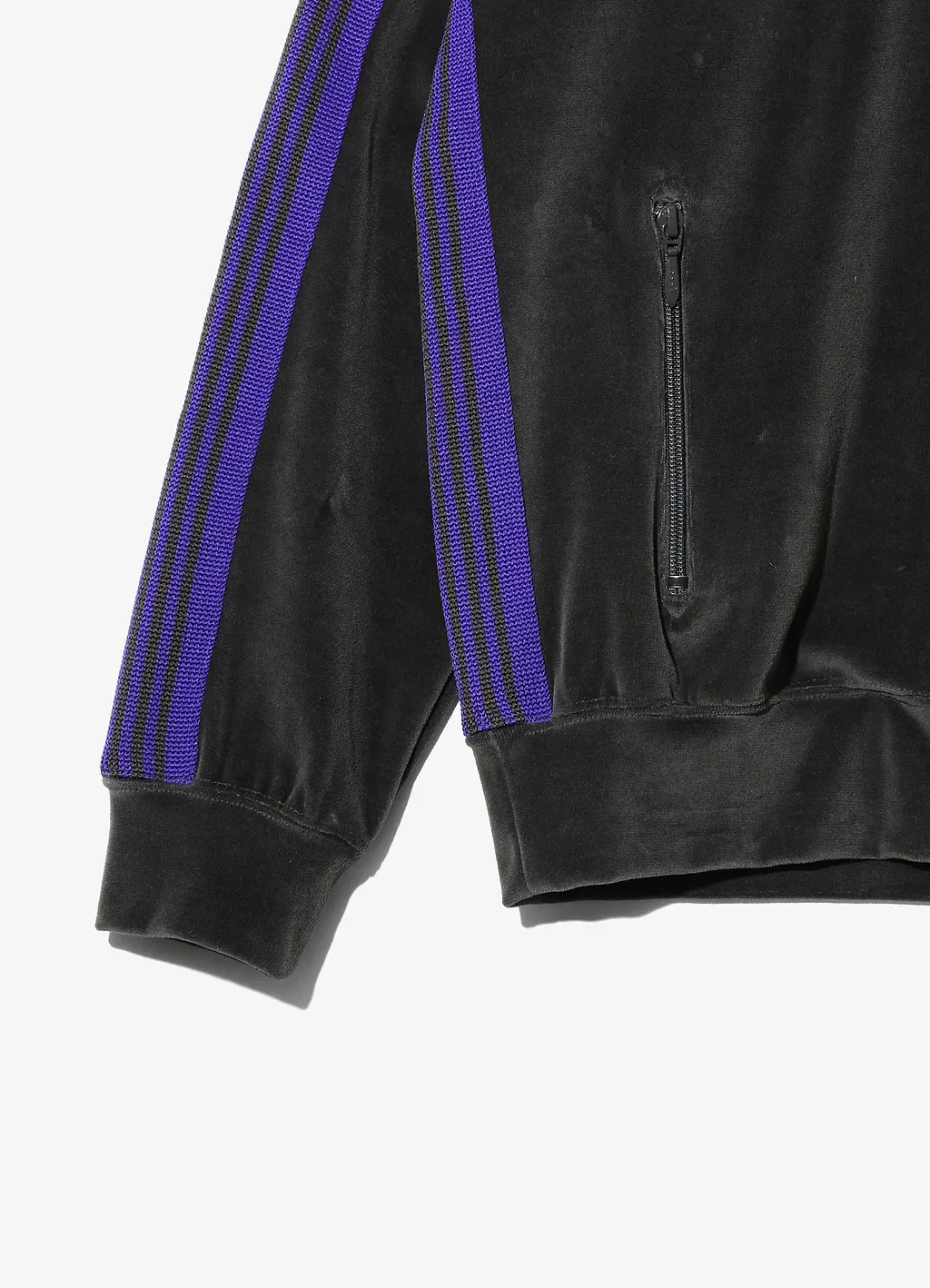Rib Collar Track Jacket - C/Pe Velour